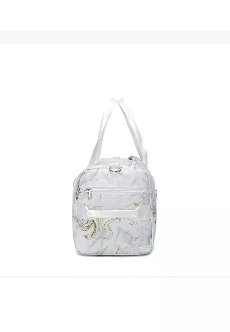 Stowable Duffel Bag With Shoes Compartment