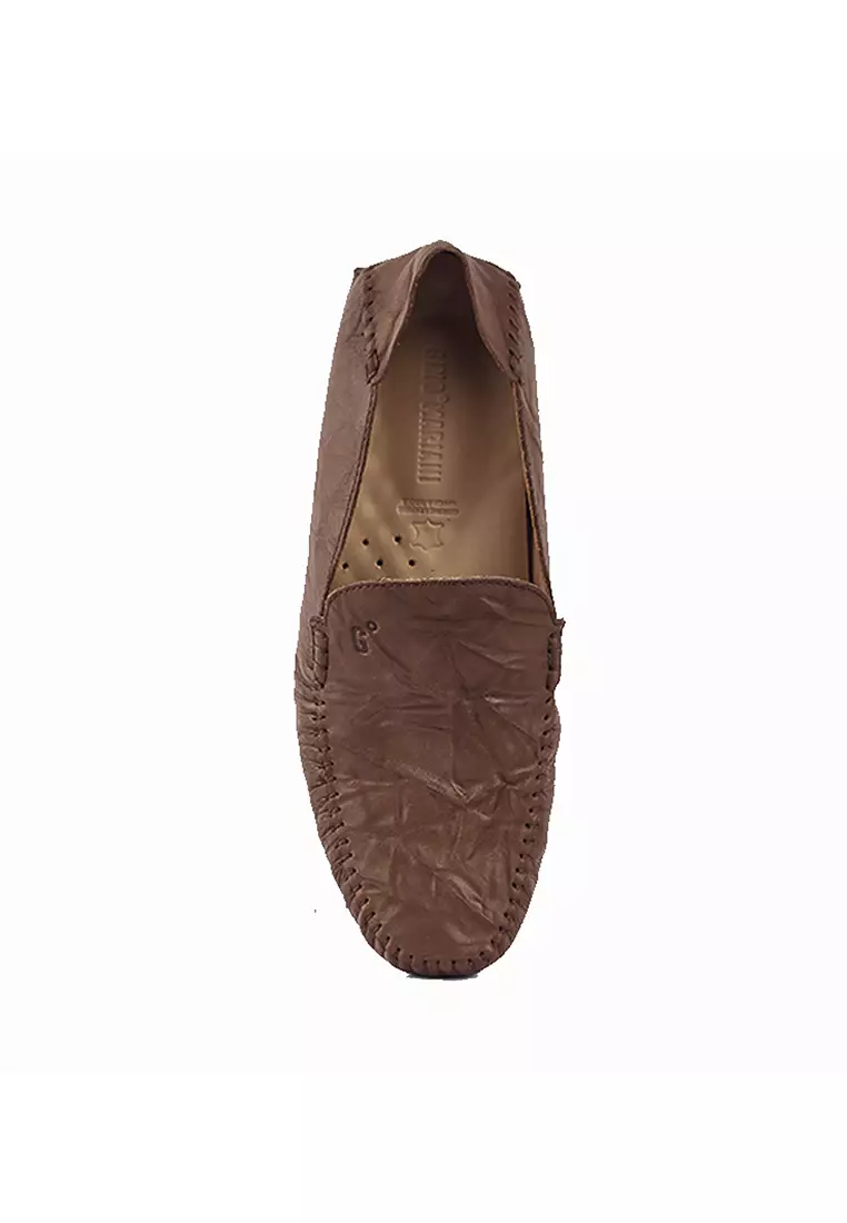 Sepatu Casual Pria Loafer Moccasin Gino Mariani Donny 1 Coklat
