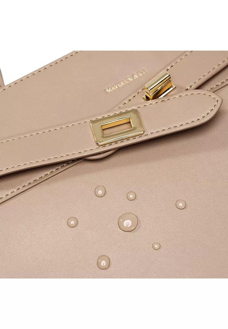 Maverick & Co. Monique Briefcase (Tender Taupe)