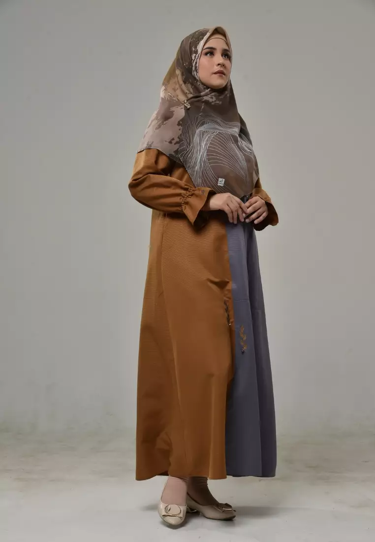 Rabbani - Gamis Dress Muslim Wanita Dreslim Furiz Exclusive Dessert Dust