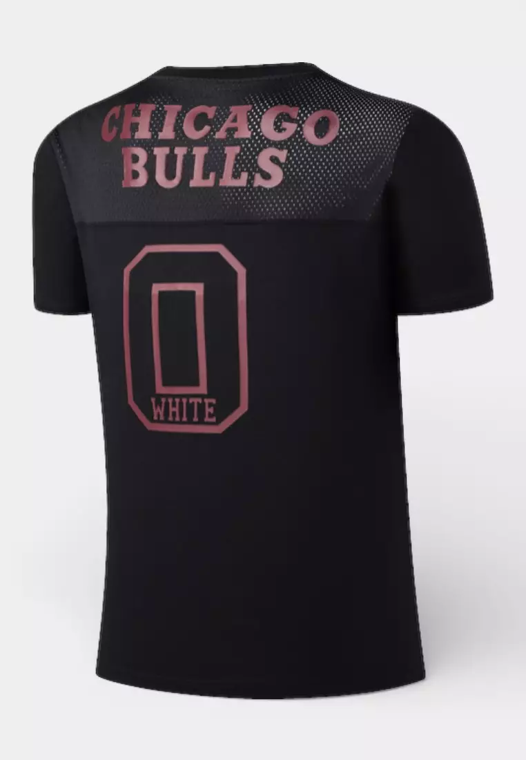 #0 Coby White Chicago Bulls  Basketball Warm up Jersey T-shirt for Men Urban Lines Collection [C]