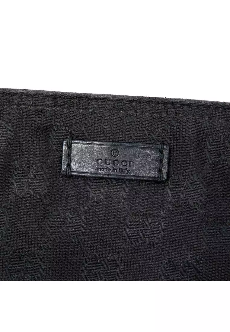 Pre-Loved Gucci Gg Canvas Web Crossbody