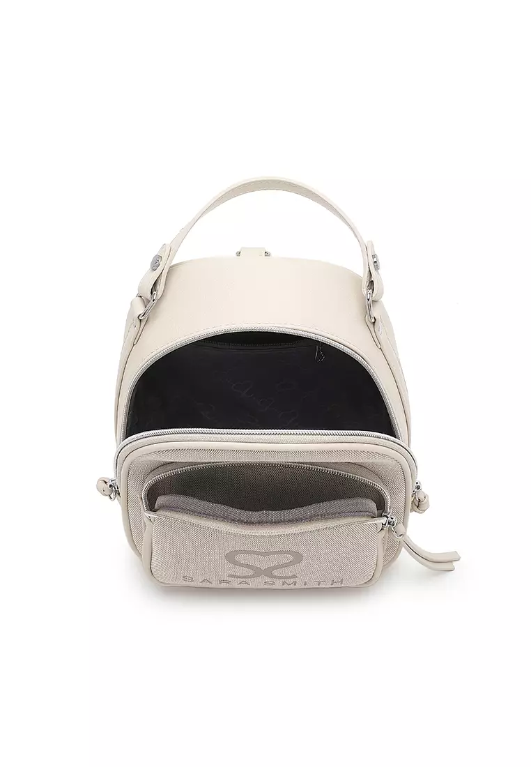 Women's Mini Backpack (Tas Ransel Wanita & Tas Punggung Wanita) - Putih