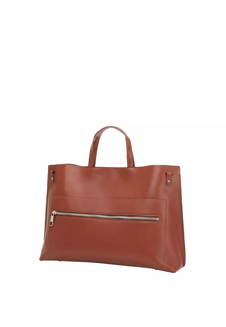 PAPERBAG Picture Tote Bag II - Caramel