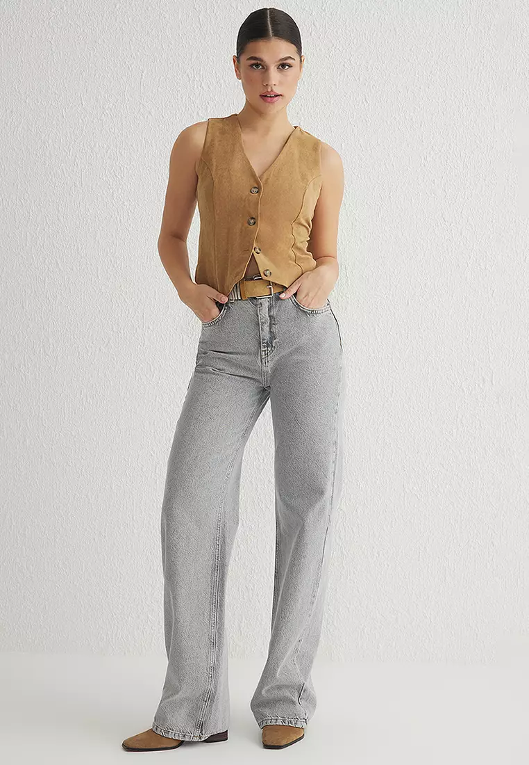 High Waist Wide Leg Jeans
