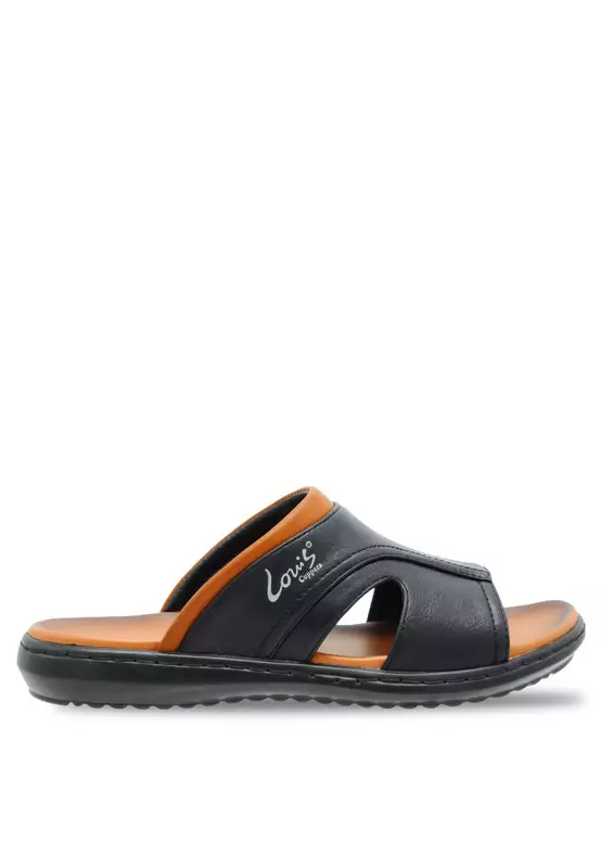 Discount on Louis Cuppers  shoes - SKU: Slip On Faux Leather Classic Casual Sandals