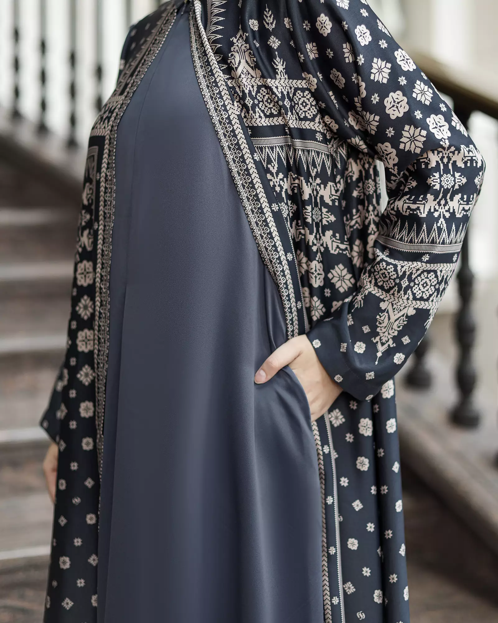 Geulis.id DERSHA SET DRESS - Midnightblue