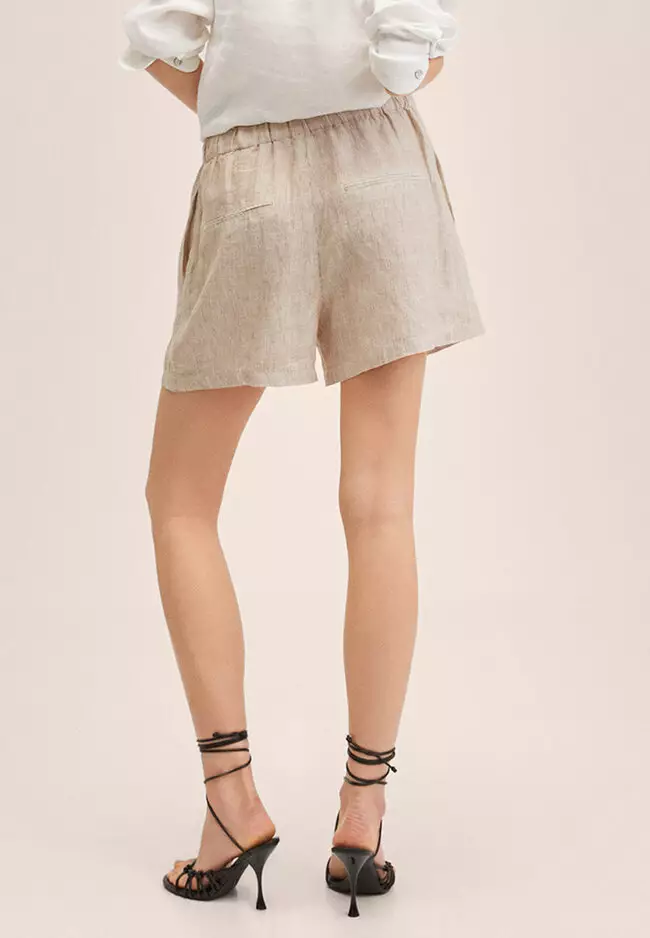 100% Linen Shorts