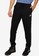 ADIDAS black essentials french terry tapered cuff 3-stripes pants 20686AAA2DD1C2GS_1