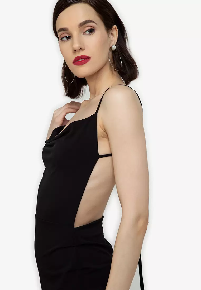 Cowl Neck Maxi Dress