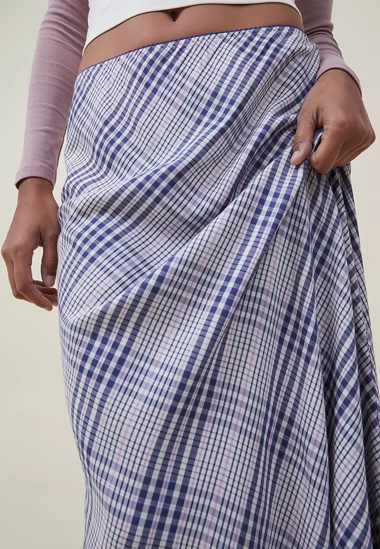 Plaid skirt deals cotton on