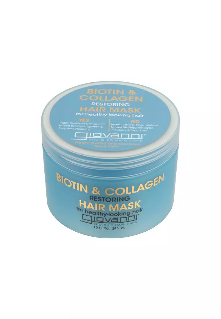 GIOVANNI Biotin & Collagen Restoring Hair Mask 10oz