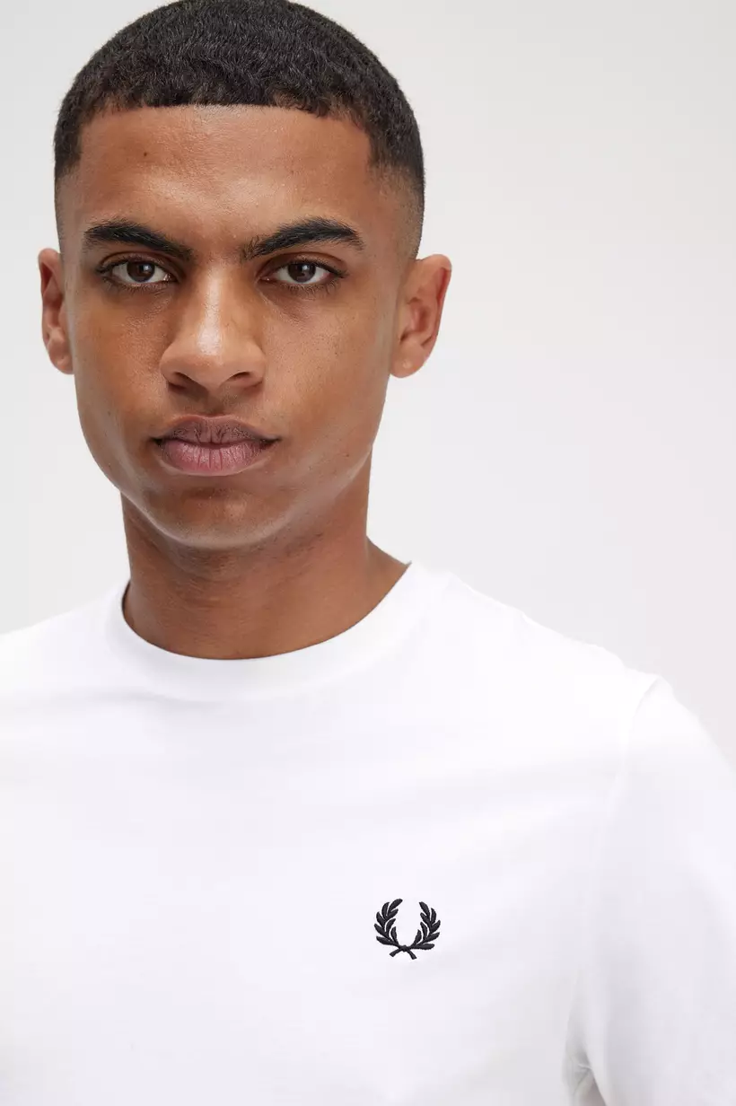 Fred Perry M5631 Back Graphic T-Shirt (White)