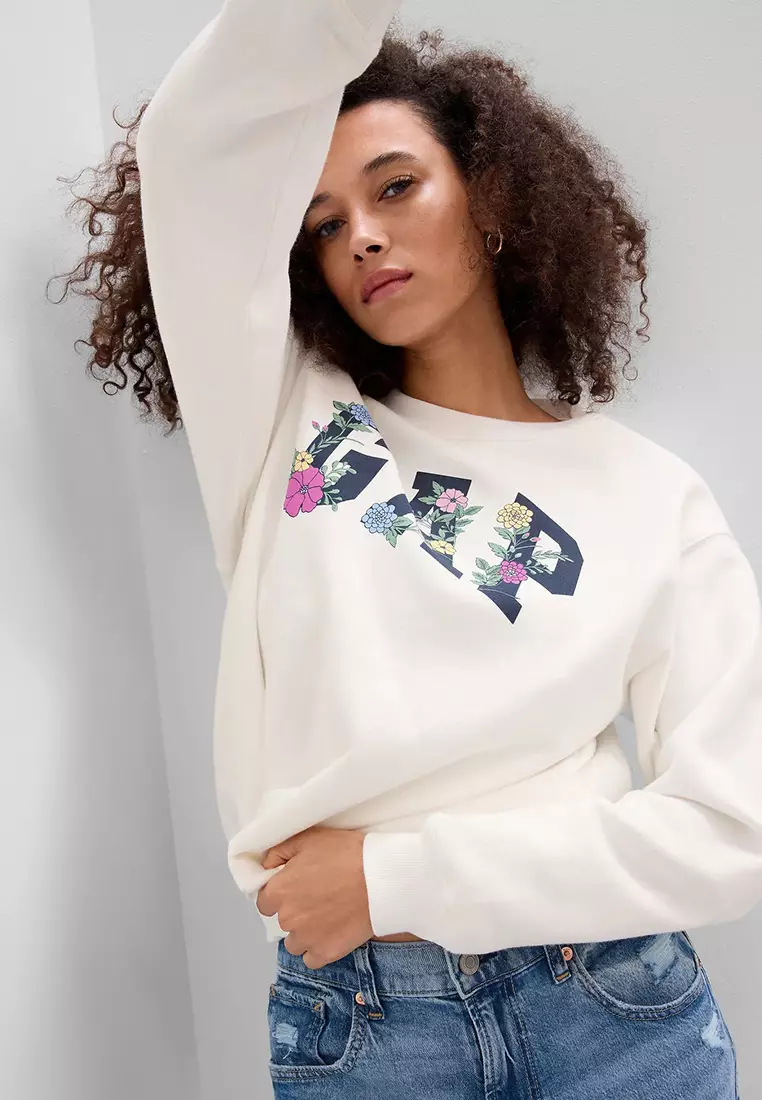 Buy Gap Logo Fleece Sweatshirt 2023 Online | ZALORA Philippines