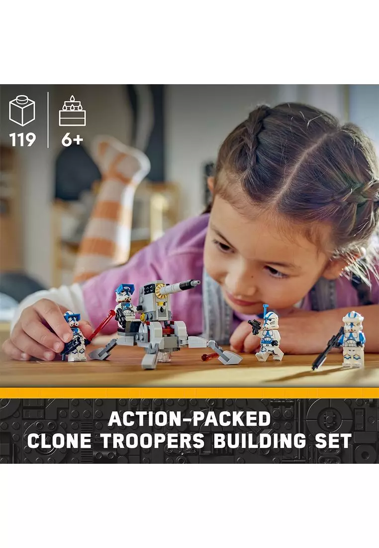 LEGO Star Wars 501st Clone Troopers Battle Pack 75345 Building Toy Set (119  Pcs)