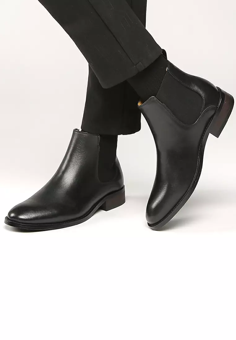 Full-grain Suede Chelsea boots