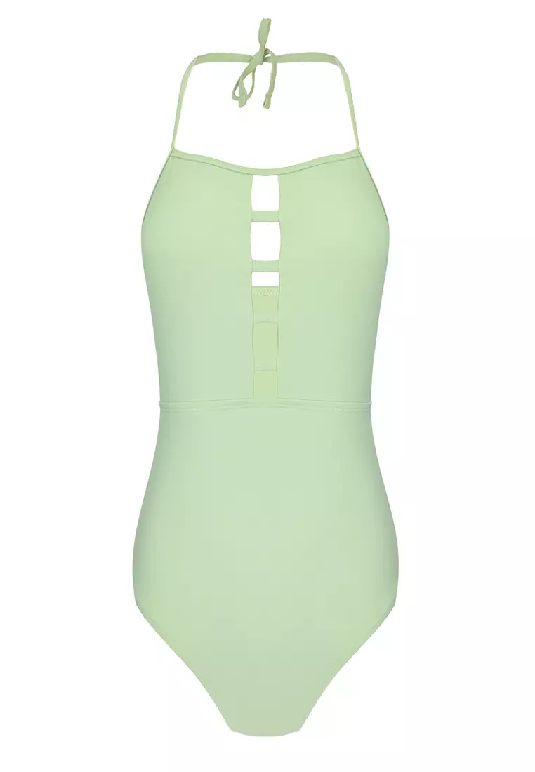 Buy Sassa Minty Summer Sleeveless One Piece with Removable Pads