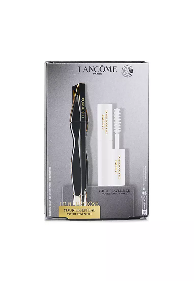 Lancome - Le 8 Hypnose Mascara Set: LE 8 Hypnose Mascara 8ml + Cils Booster XL Super Enhancing Mascara Base 4ml 942942 2pcs