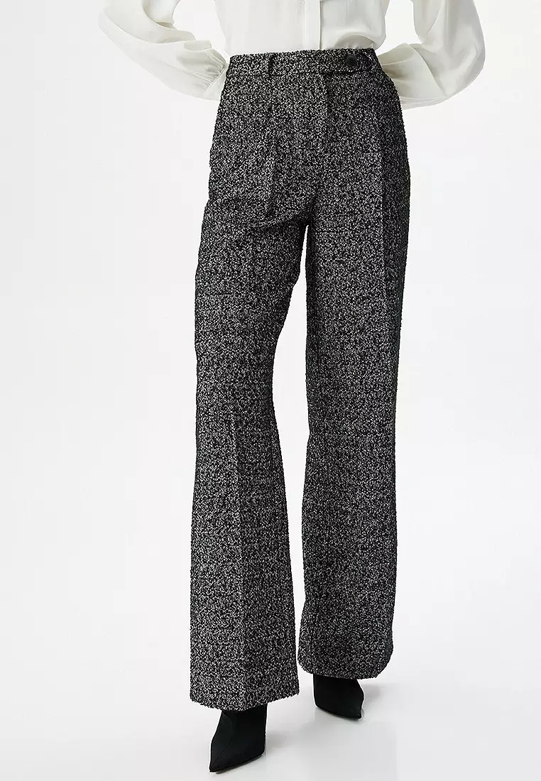 Melis Ağazat x KOTON High Waist Trousers
