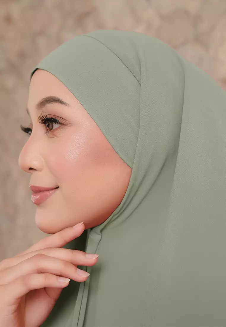 KHIBAN KHAIRA MAGNET PLUS NIQAB - DUSTY SAGE