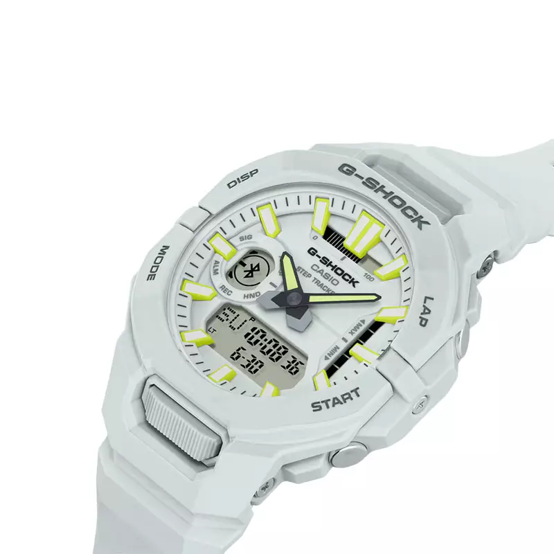 Jam Tangan Pria Casio G-Shock GBA-950-7AJF G-Squad Digital Analog Dial White Resin Band (JDM)