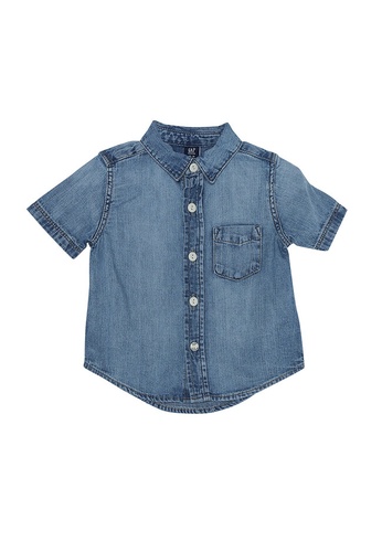 GAP blue Toddler Denim Shirt 47634KA345FFE0GS_1