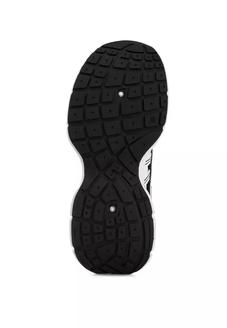 Sepatu Kets Bertali Chunky Pria Warna Hitam