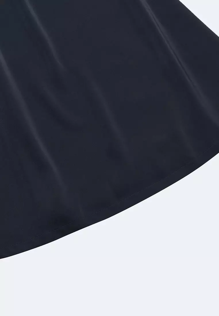 女裝側面條紋半身中長裙