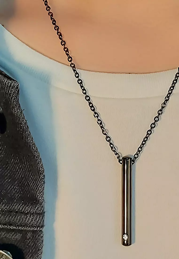 Precious Pet Keepsake Pendant Necklace in Black