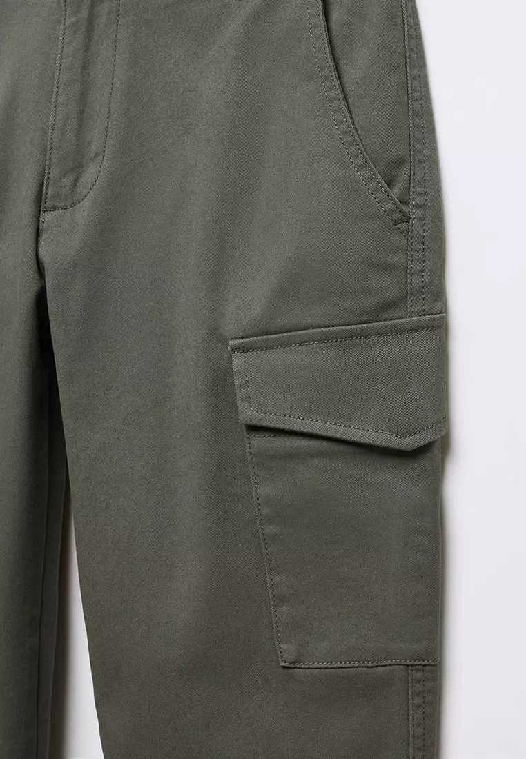 Teens Cotton Cargo Trousers