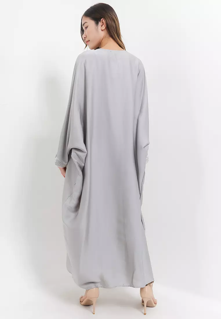 Embellished Silky Kaftan