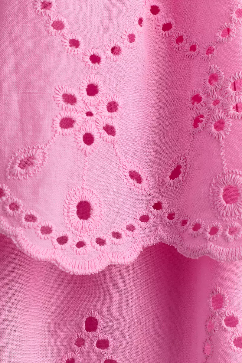 Smocked strappy dress