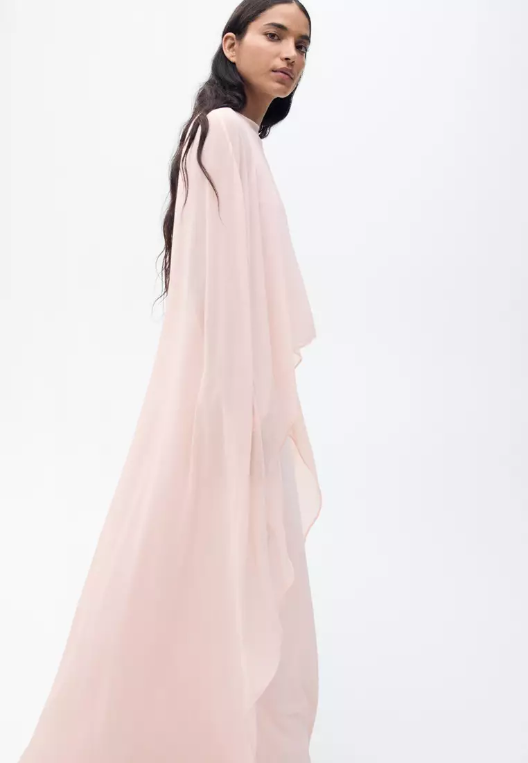 Long Semi-Transparent Cape
