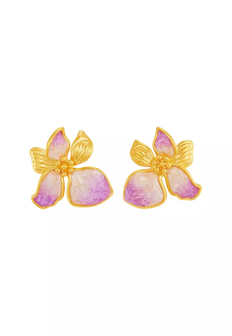 HABIB 999/24K Yellow Gold Earring 9200004Y(E)