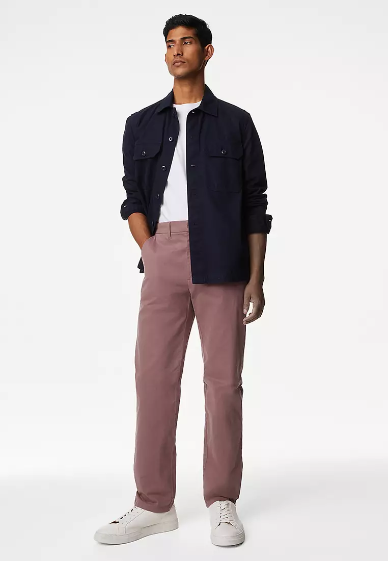 Regular Fit Stretch Chinos