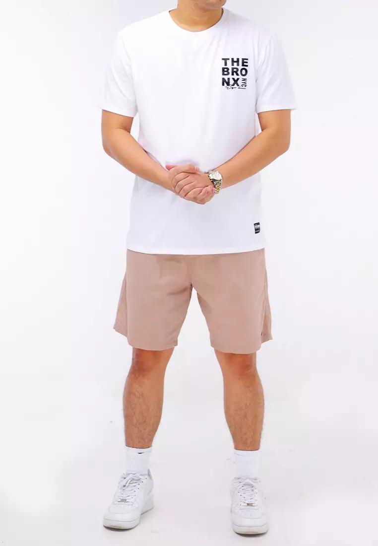 Round Neck Crazylines Short Sleeve