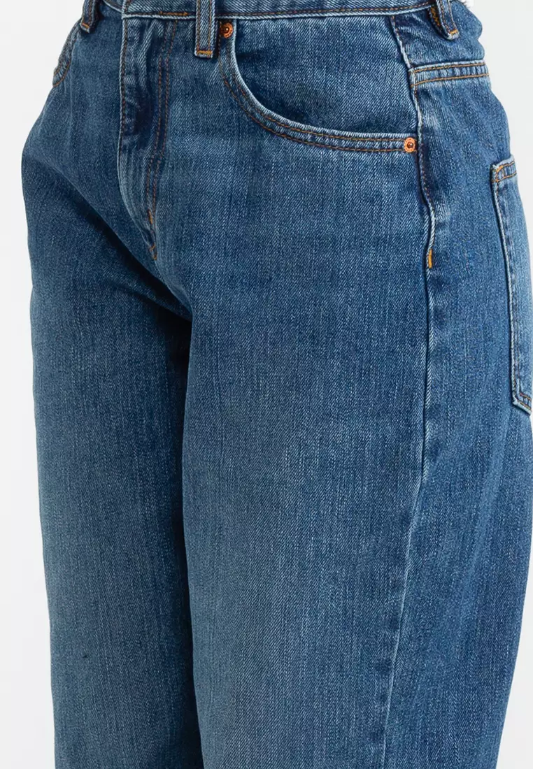 Petite High Waist 'Slouchy' Mom Jeans