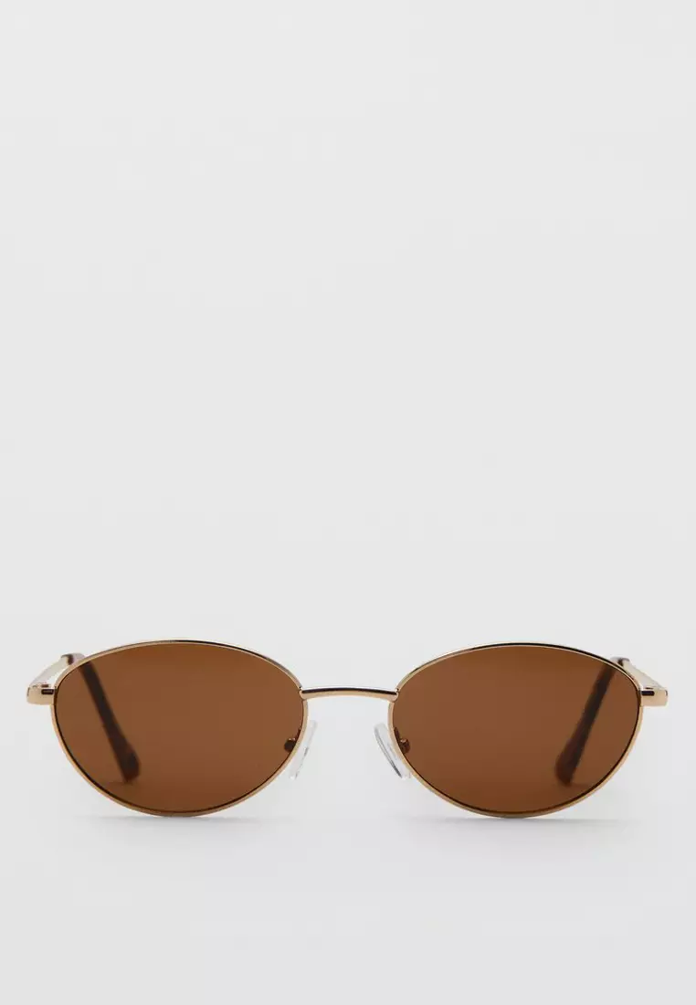 Metallic Frame Sunglasses