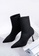 Twenty Eight Shoes black 16cm Socking Mid Boots VB8961 CEF58SH8EDE5D5GS_2
