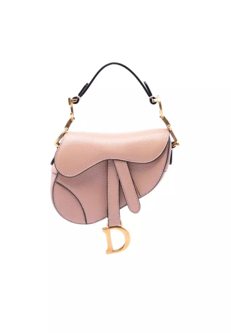 Pre-Loved Dior Micro Goatskin Saddle Bag