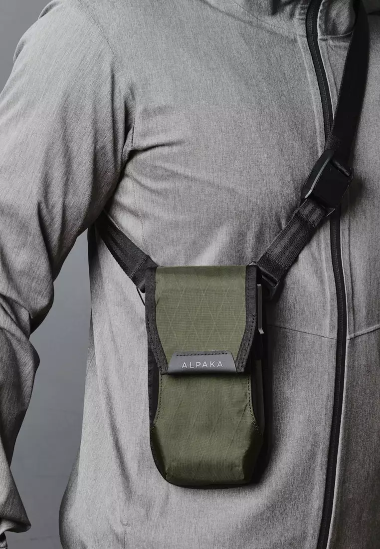 Alpaka Modular Phone Sling V2 - Dark Green VX21