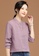 A-IN GIRLS purple Vintage Embroidered Stand Collar Blouse AE932AADCF0FFFGS_3