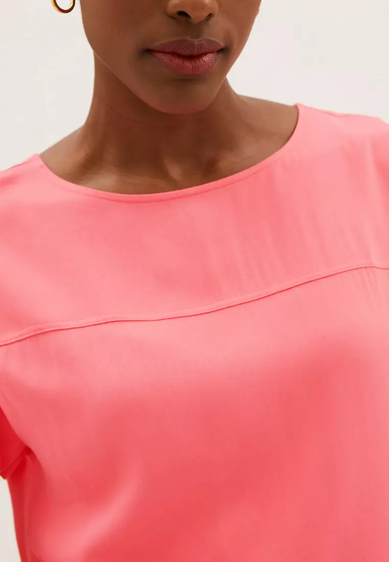 Round Neck Knee Length Shift Dress