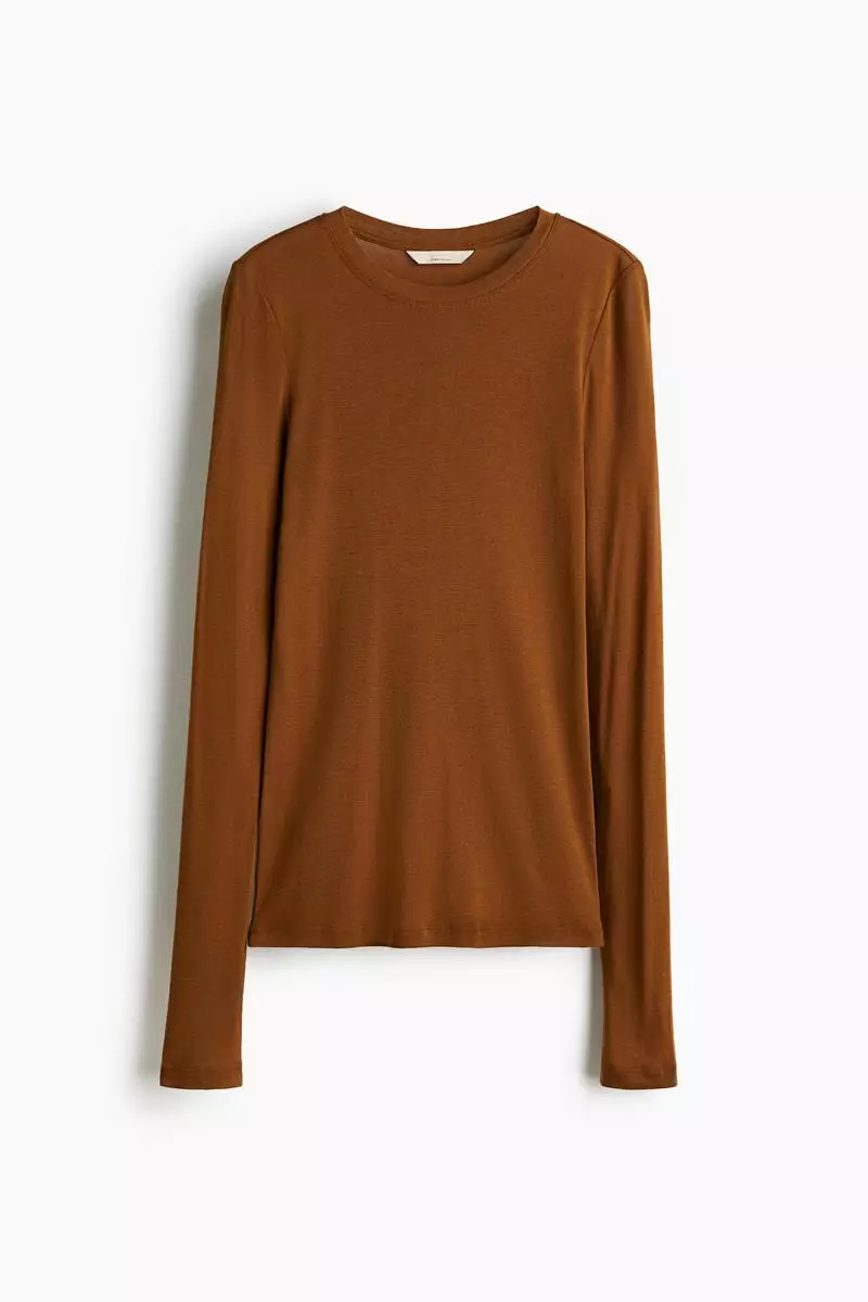 Pima cotton jersey top