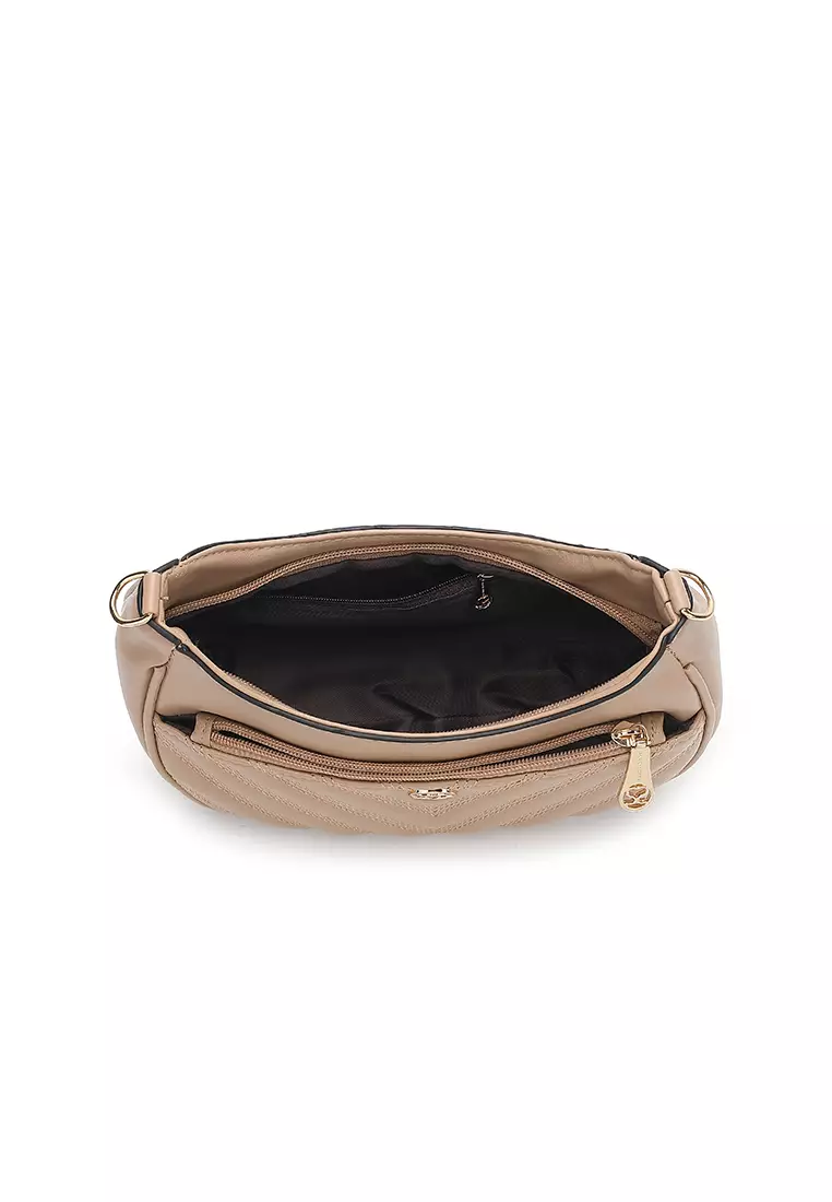 Women's Top Handle Bag / Sling Bag / Crossbody Bag / Shoulder Bag - Apricot