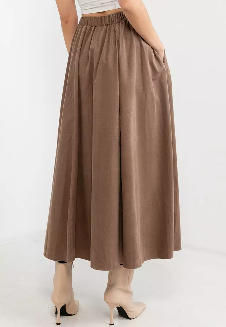 Plain long skirts online