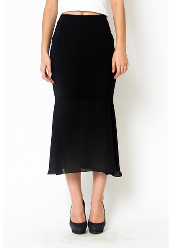 Long Maxi Fitted Skirt
