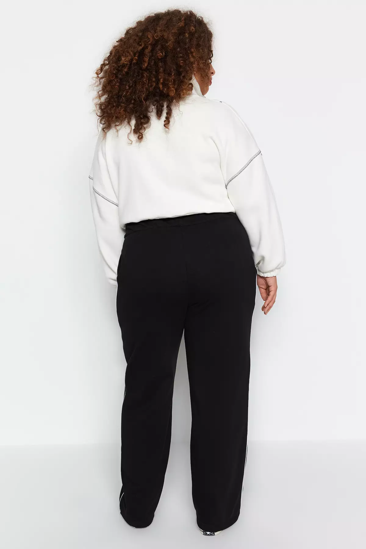 Plus size store wide leg sweatpants