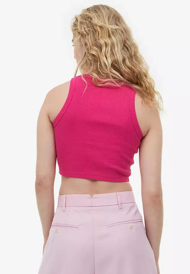 Buy H&M Cropped Vest Top Online ZALORA Malaysia
