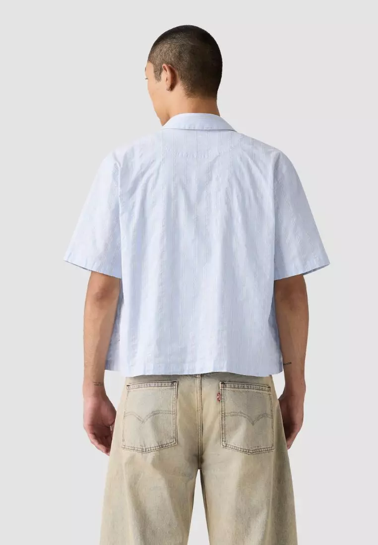 Men's Short-Sleeve Lama Boxy Shirt 005GH-0001